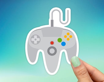 Nintendo 64 Controller Sticker Best Friend Gift Nostalgia - Etsy UK Nintendo 64 Controller Sticker Best Friend Gift Nostalgia - Etsy UK