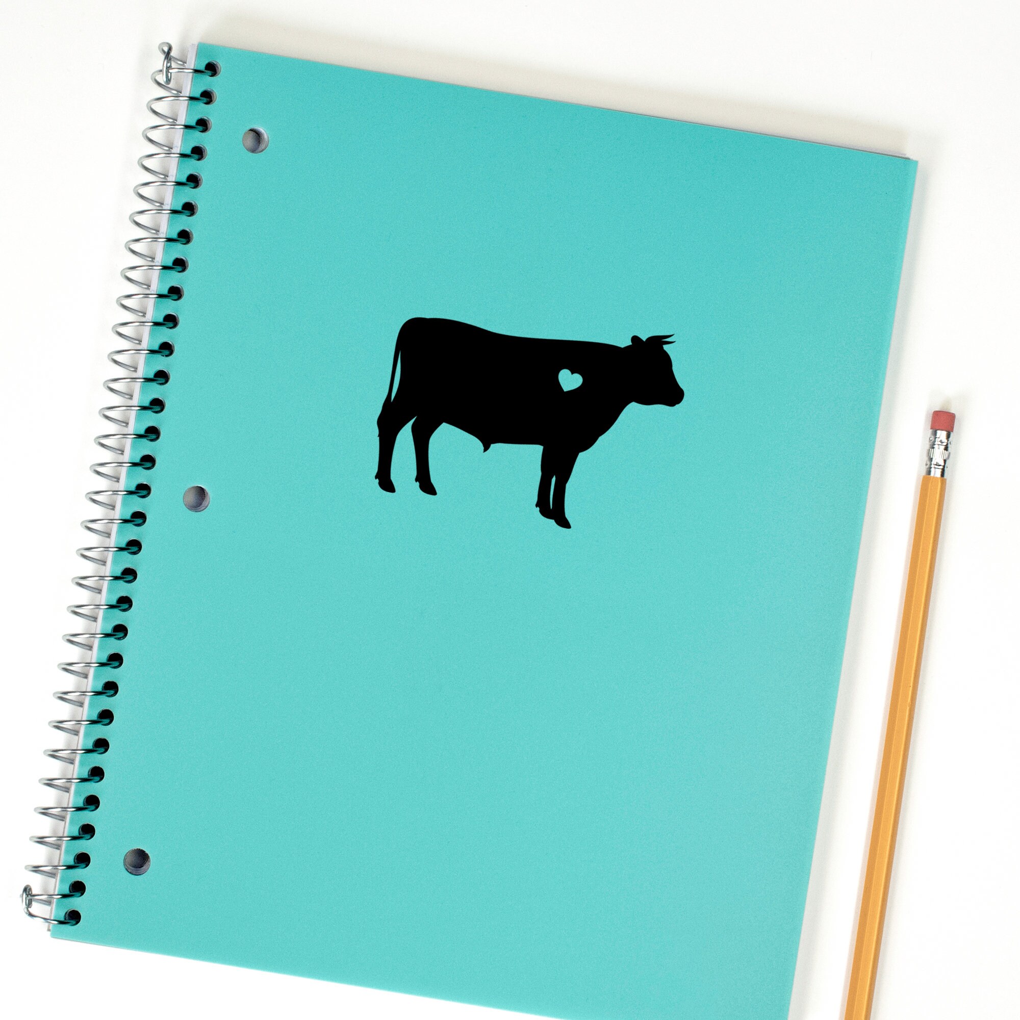 Bull W/ Heart National Cow Day Car Laptop Vinyl Decal Sticker Etsy