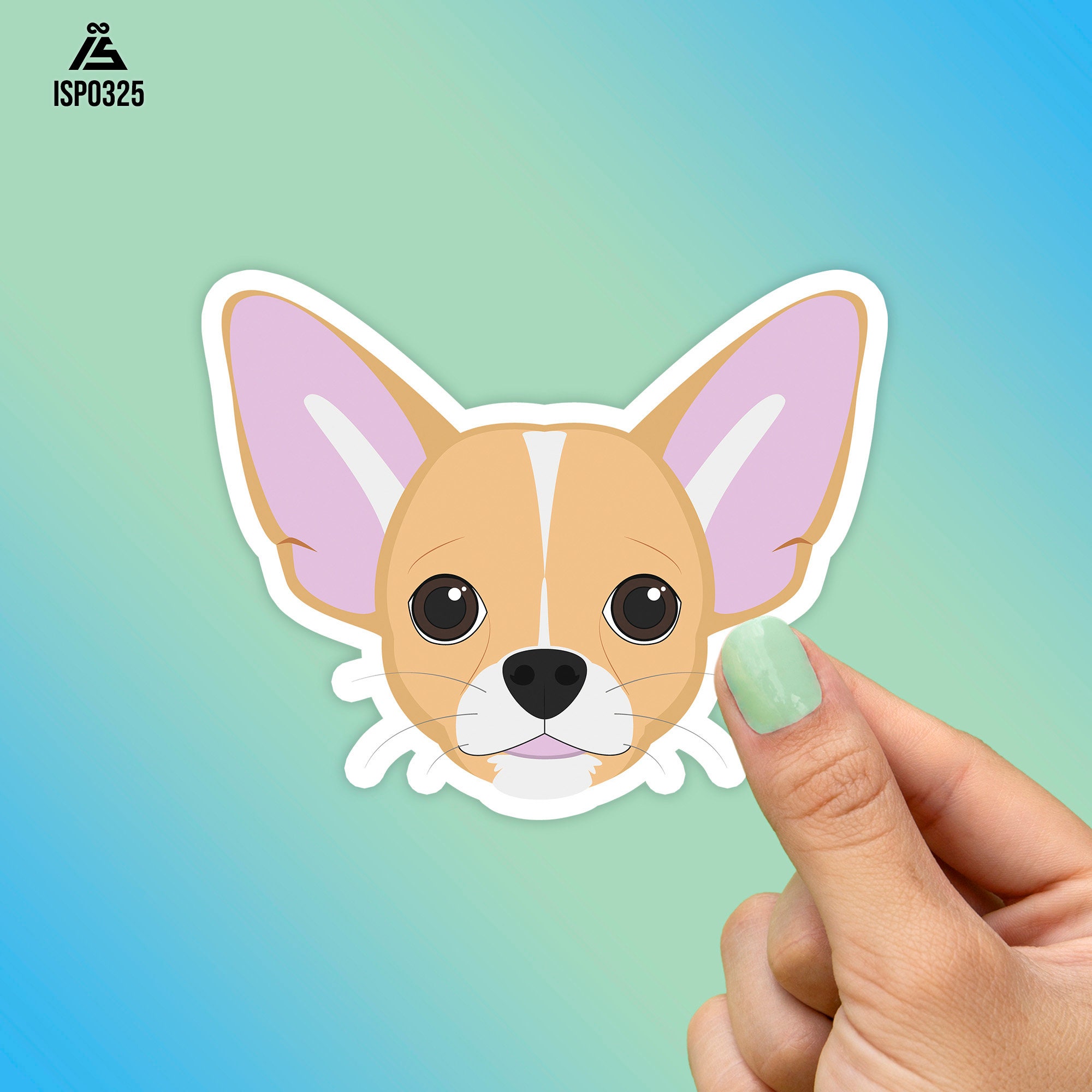Refrescante Maestría Padre Chihuahua Dog Head Sticker Best Friend Gift Dog Stickers - Etsy