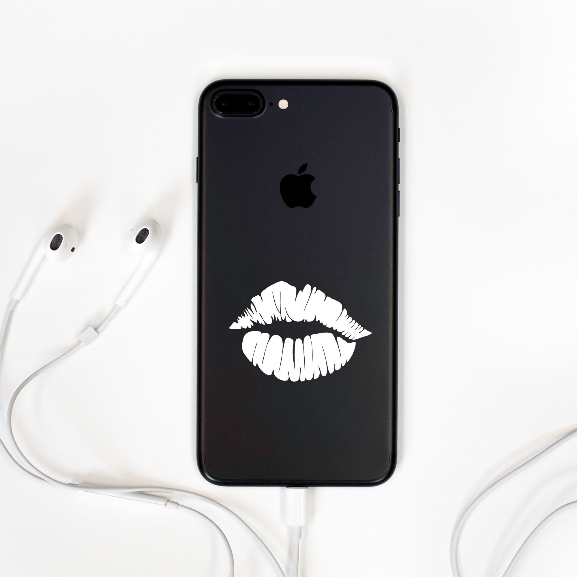 Kiss decal lips decal lipstick sticker kiss sticker Vinyl Etsy