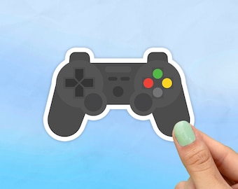 Playstation Controller Sticker, Video Game  Decal, Best Friend Gift, Gamer Stickers, Macbook Decal, Laptop Stickers, Water Bottle Stickers