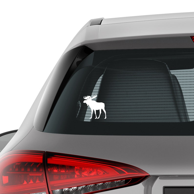 Moose sticker moose decal Car Laptop Vinyl Decal Sticker image 5