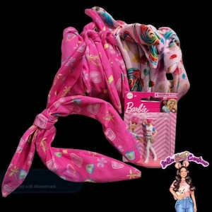 Barbie Inspired Top Knot Headbands, Knotty Bow Headbands, Various Fabrics