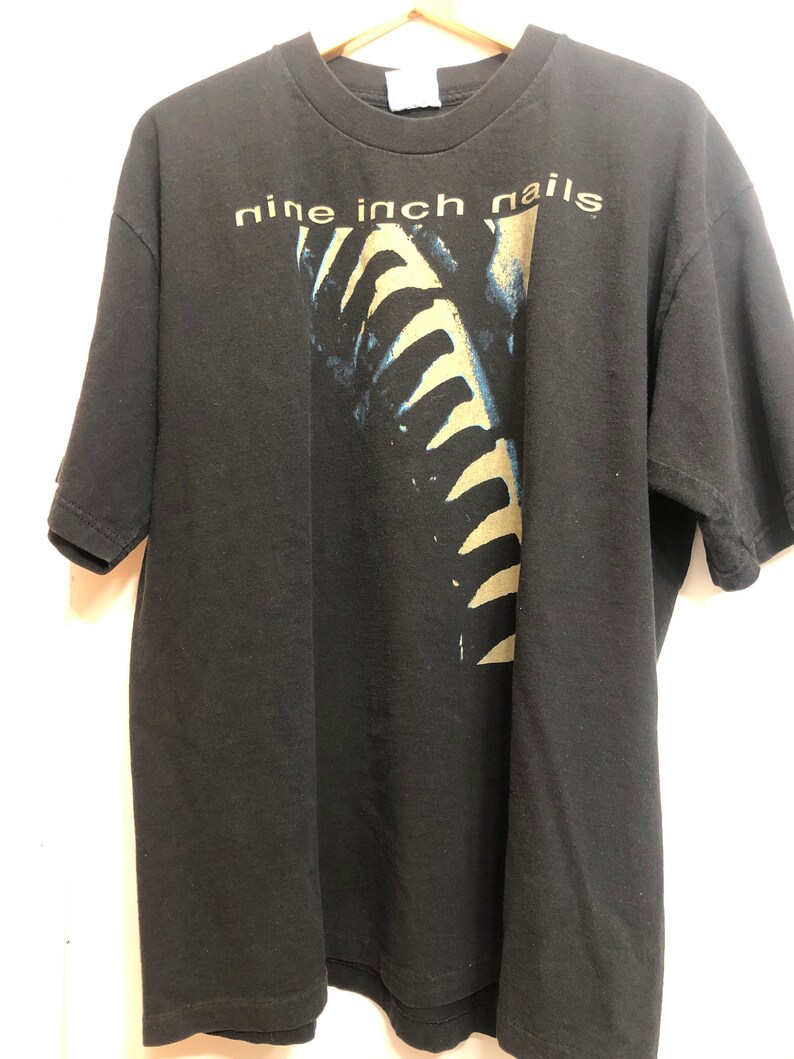 VINTAGE Licensed Nine Inch Nails Pretty Hate Machine Double-Sided T-Shirt