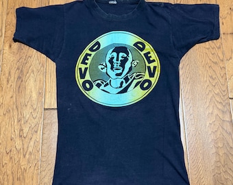 Devo Vintage T-shirt, B Stiff, Faded Black Tee Shirt, New Wave
