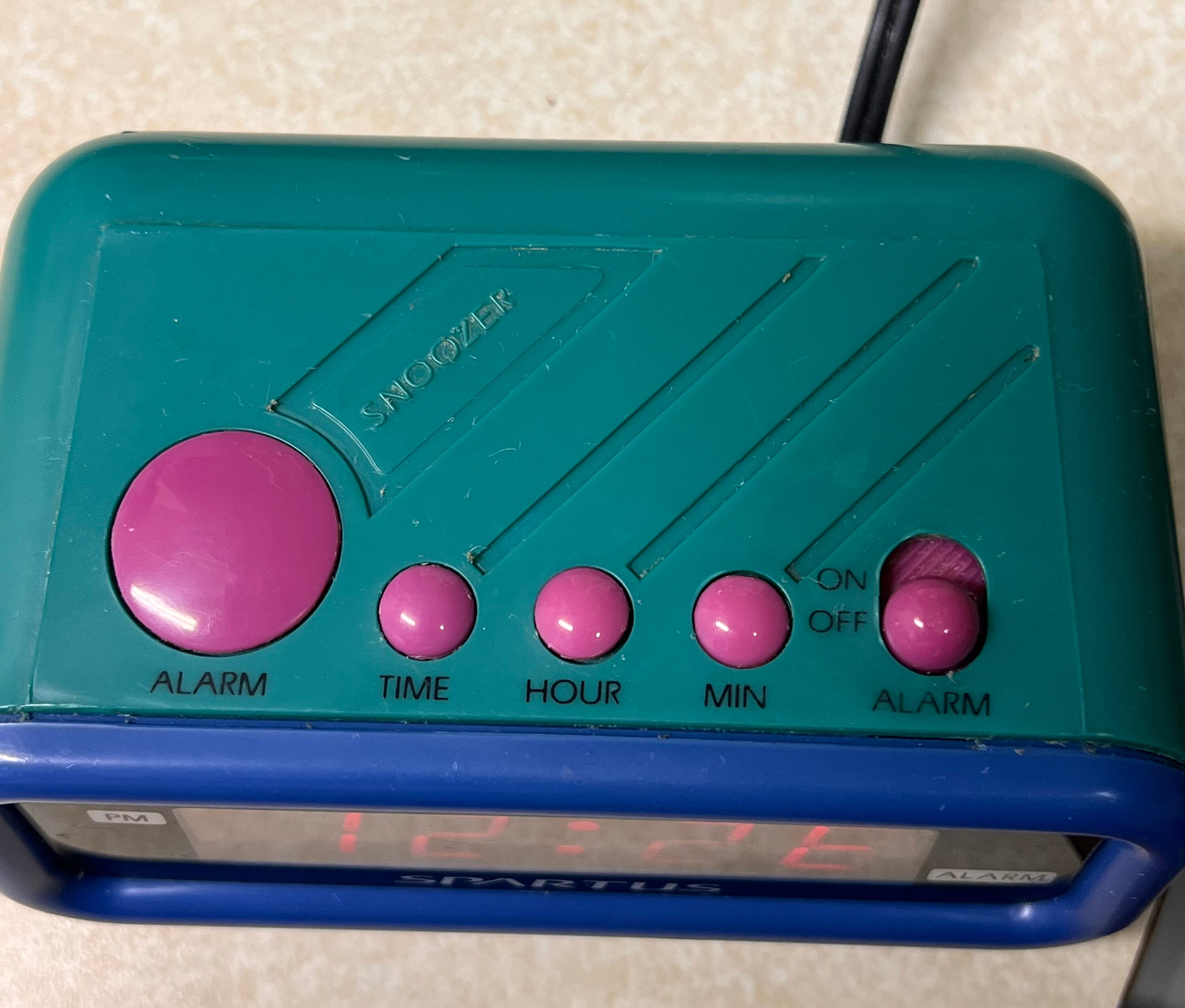 Spartus Model 1278 Vintage Alarm Clock Etsy Canada