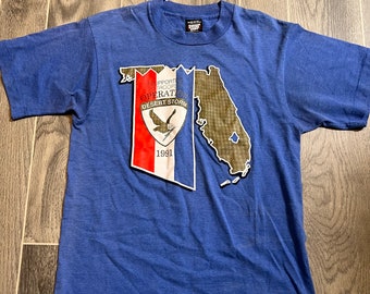 Vintage Desert Storm Florida Shirt 1991