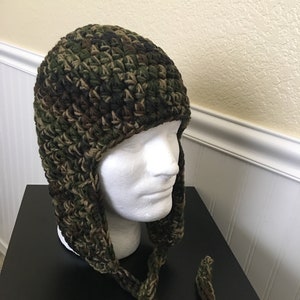 Camo hunting hat cheap with ear flaps