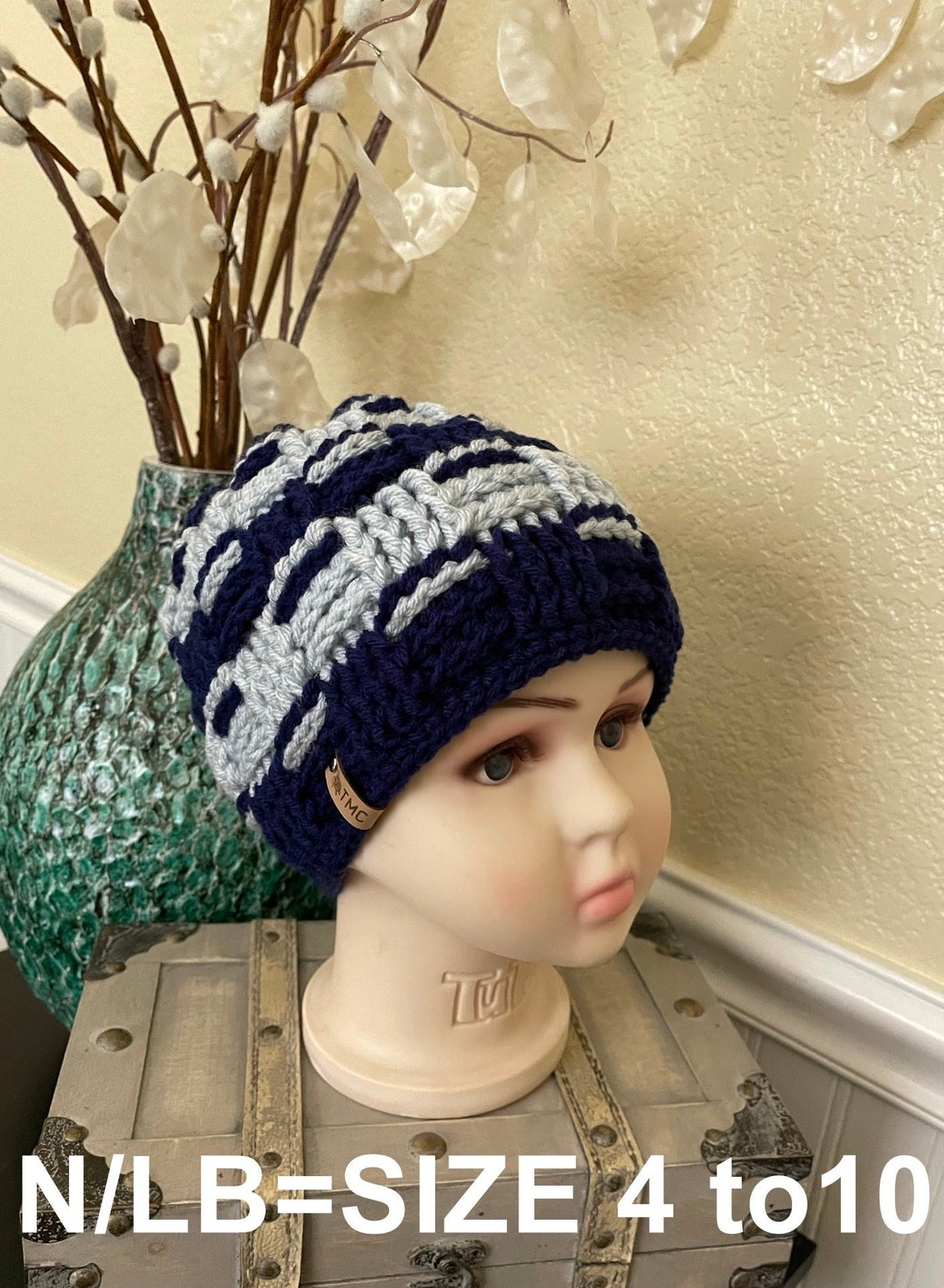 Cijia-Cijia Mens Beanie Hats Rhino Embroidered Casual Knit