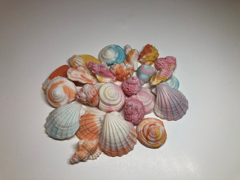 30 Edible Sea Shells for cakes cupcake toppers cookies | Etsy