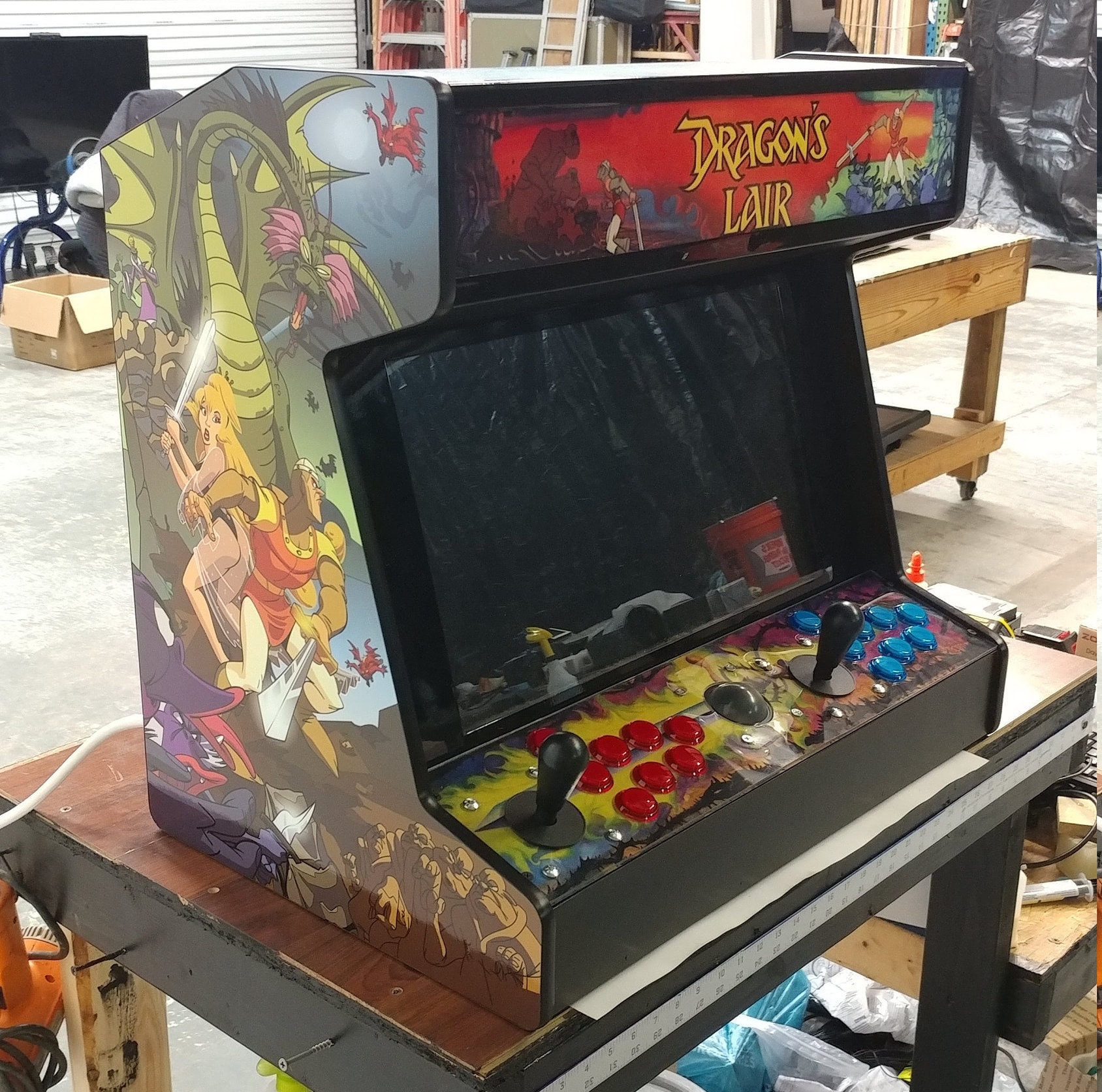 Handmade Fully Functional Bartop Countertop Hyperspin Arcade Etsy Handmade Fully Functional Bartop Countertop Hyperspin Arcade Etsy