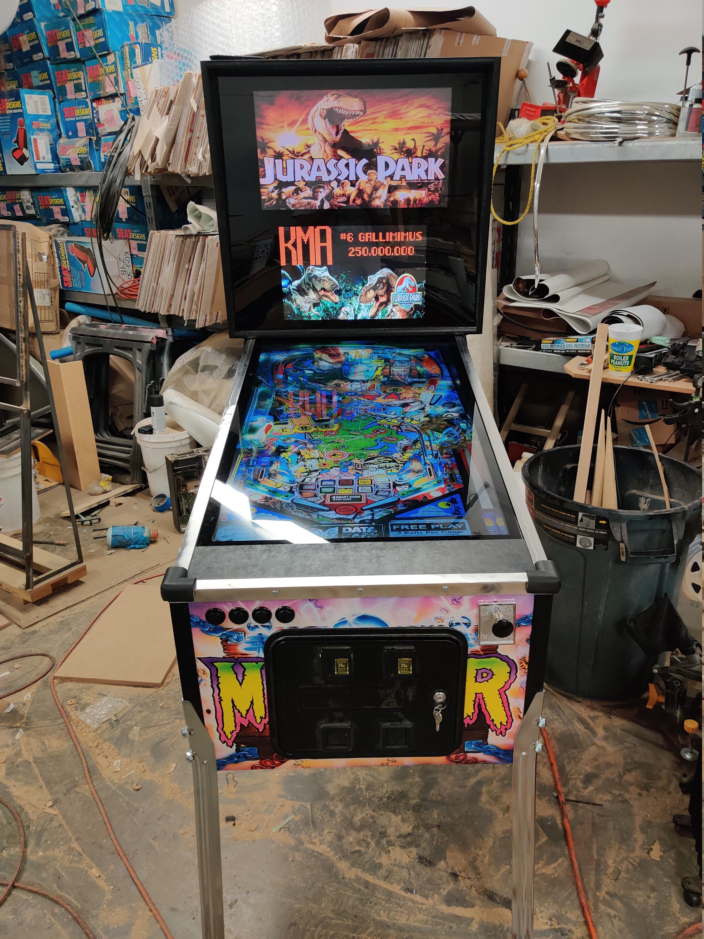 Multiple size virtual pinball machine pinup popper visual Etsy