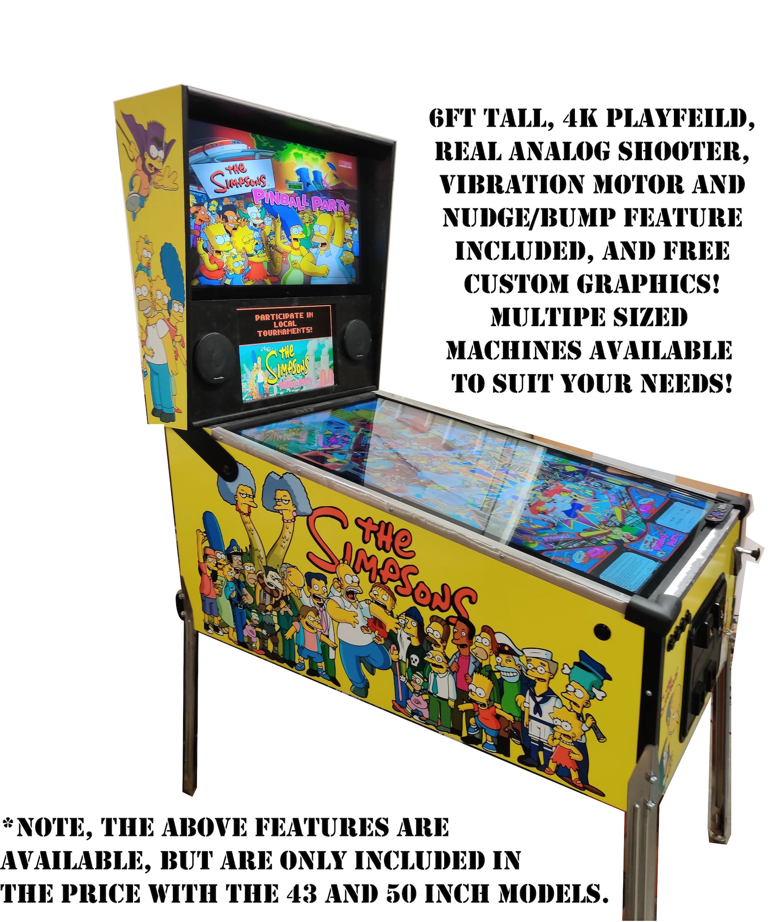 Multiple Size Virtual Pinball Machine, Pinup Popper, Visual Pinball 9