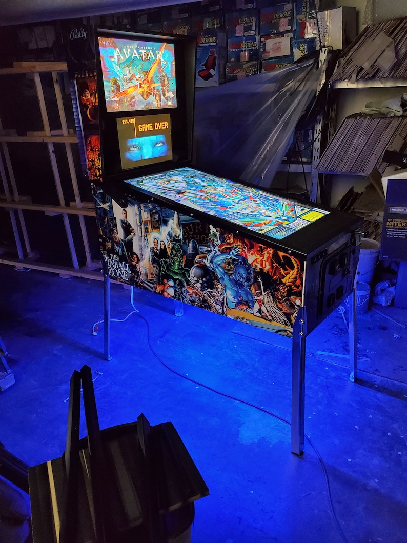 Multiple size virtual pinball machine pinup popper visual Etsy