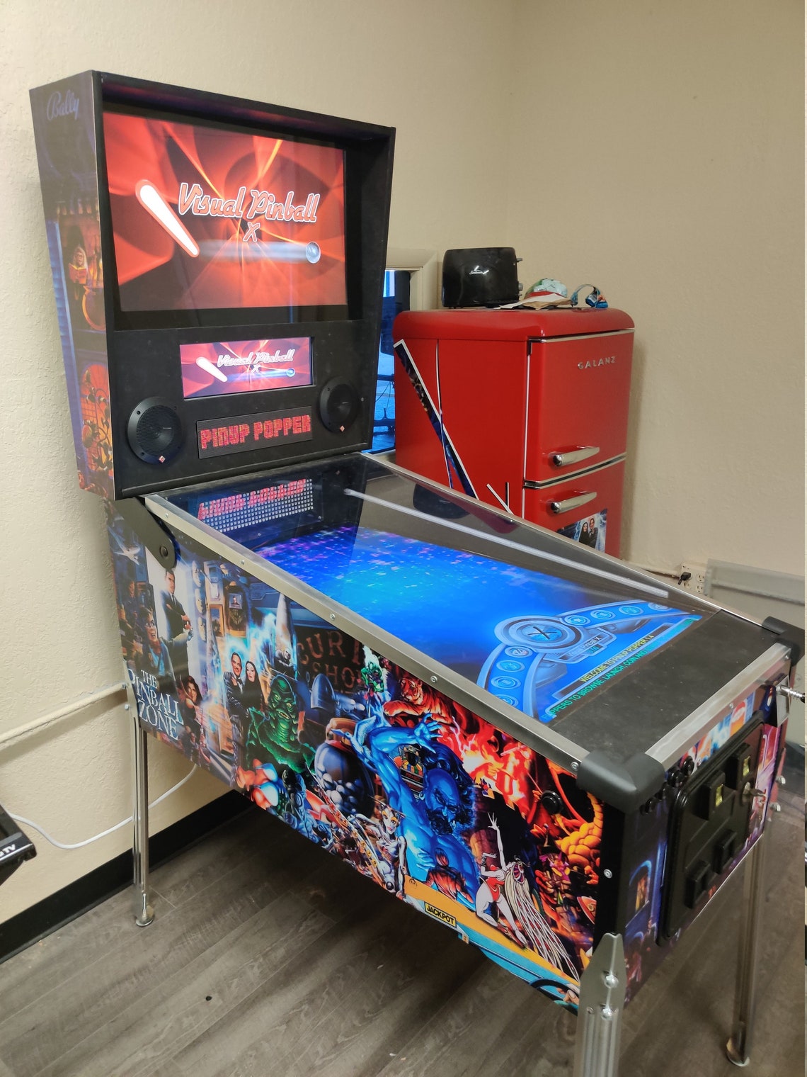 The kraken Full Size Virtual Pinball Machine, Pinup Popper, Vp9, Vpx