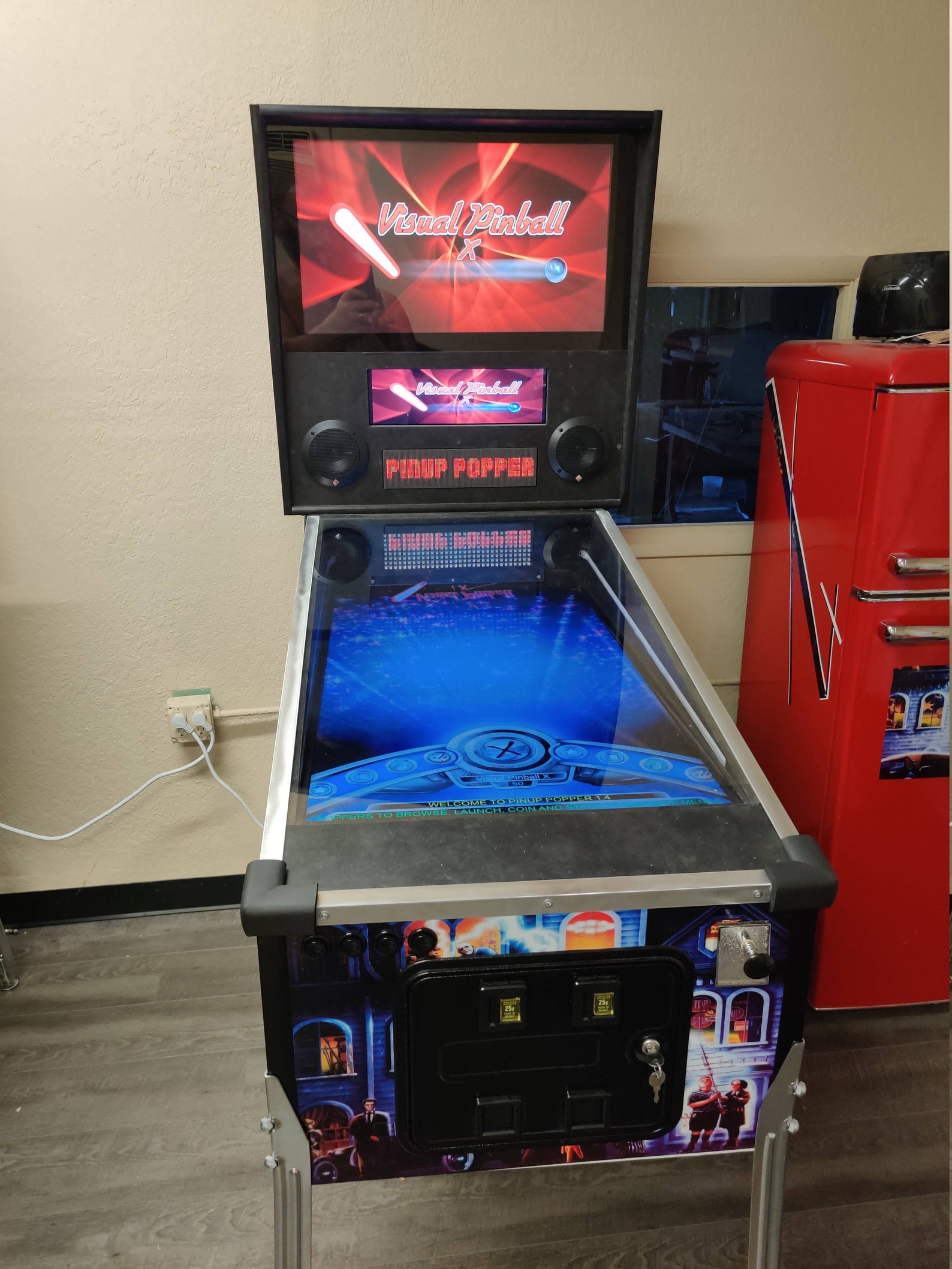 The kraken Full Size Virtual Pinball Machine, Pinup Popper, Vp9, Vpx