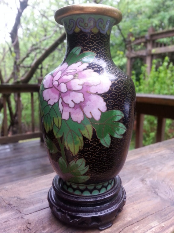 Cloisonne vase deals