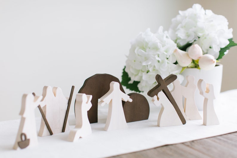 Easter Nativity Scene LARGE Etsy