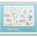 State Map Poster Colorado State Print Retro Map - Etsy