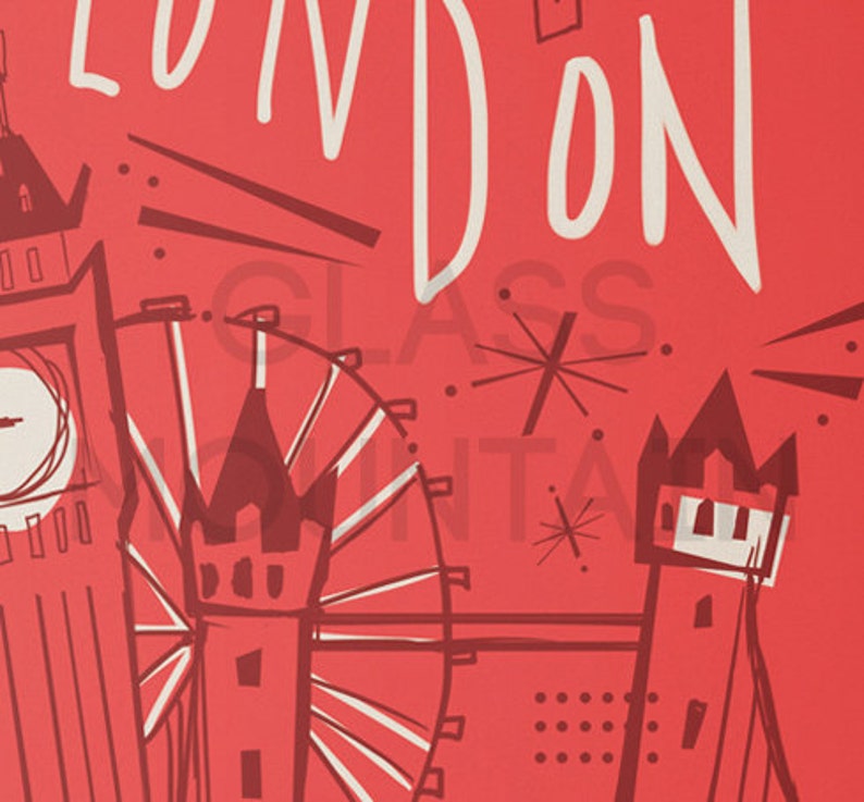 London Wall Art London Print Travel Wall Art London Travel Etsy