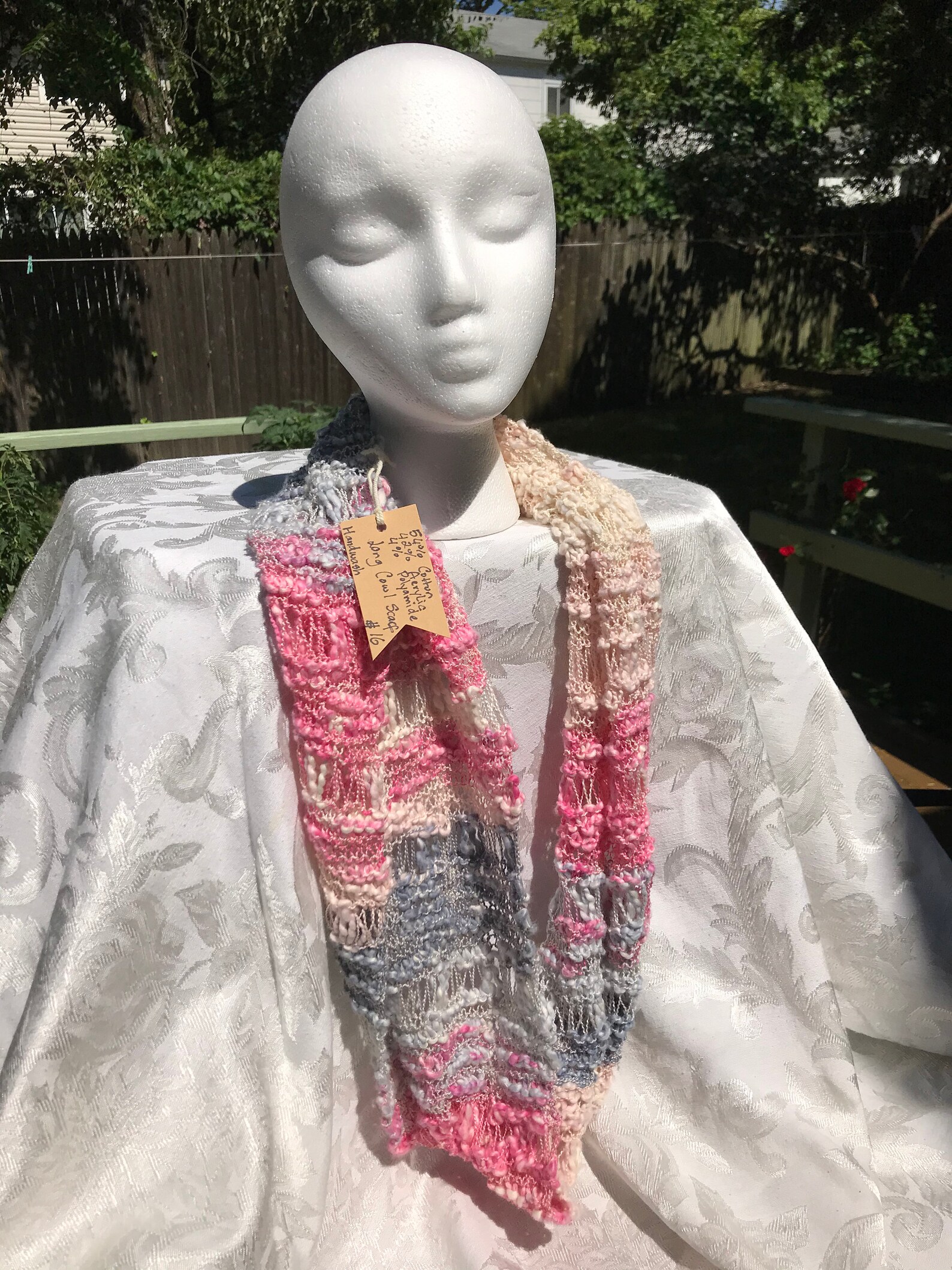 Hand knitted scarves. Light and airey scarves that can be Etsy