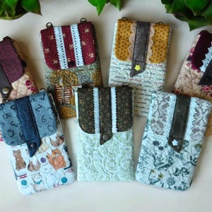 Handgemachte crossbody Handytasche