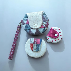 Patrón de bolsita circular 002 - Regalo DIY - Proyecto de costura para principiantes - SOLO PATRÓN