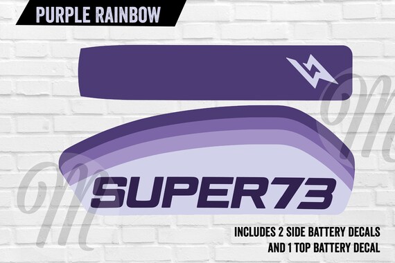 Super73 S2 R RXバッテリーステッカー Super73 S2 And RX Battery Decal W/ Fork Decals | eBay
