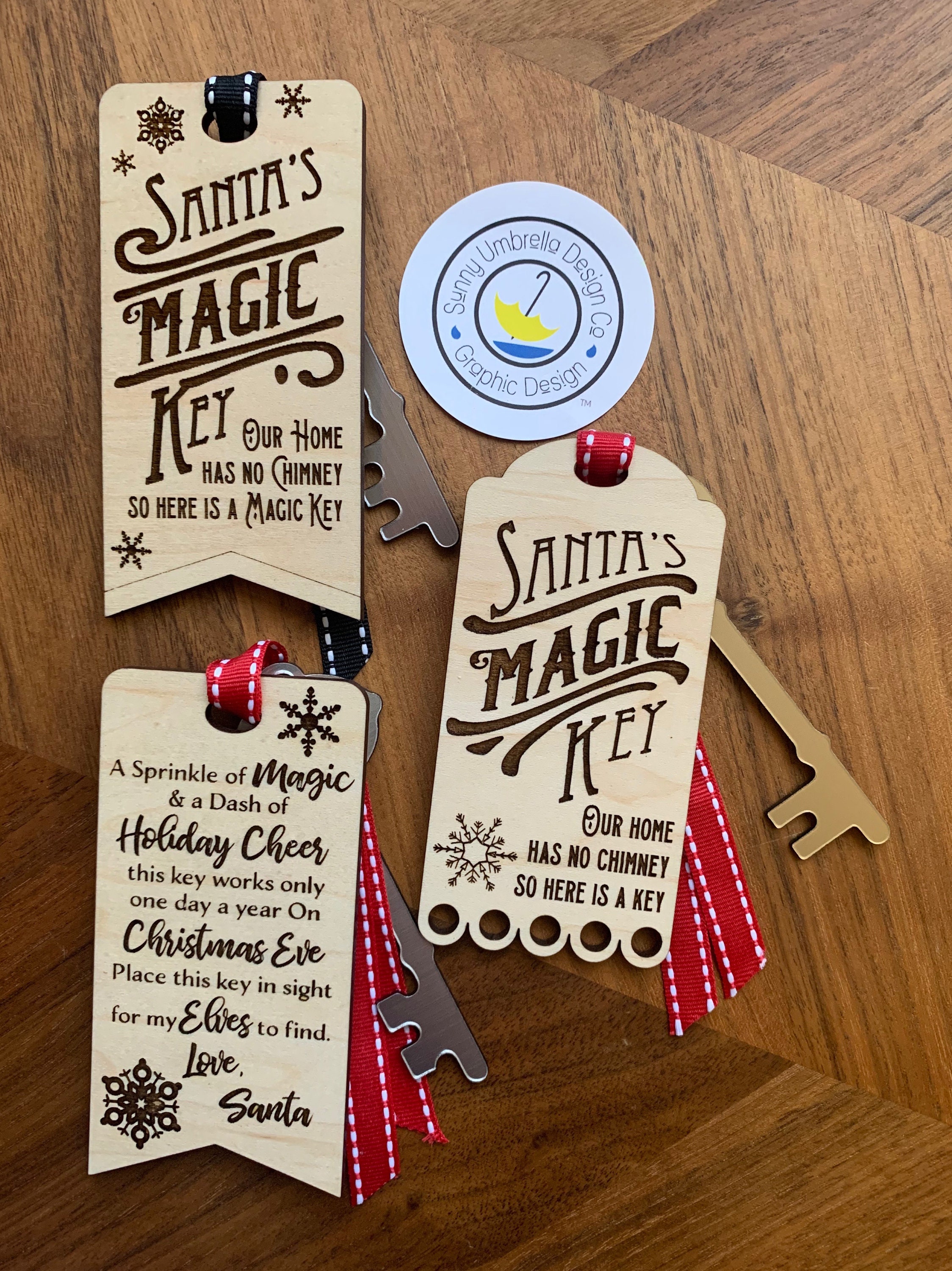 Santa Magic Key SVG FILE Etsy
