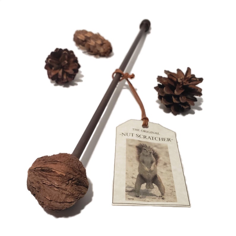 NUT SCRATCHER Novelty Wooden Back Scratcher for Men Funny Etsy