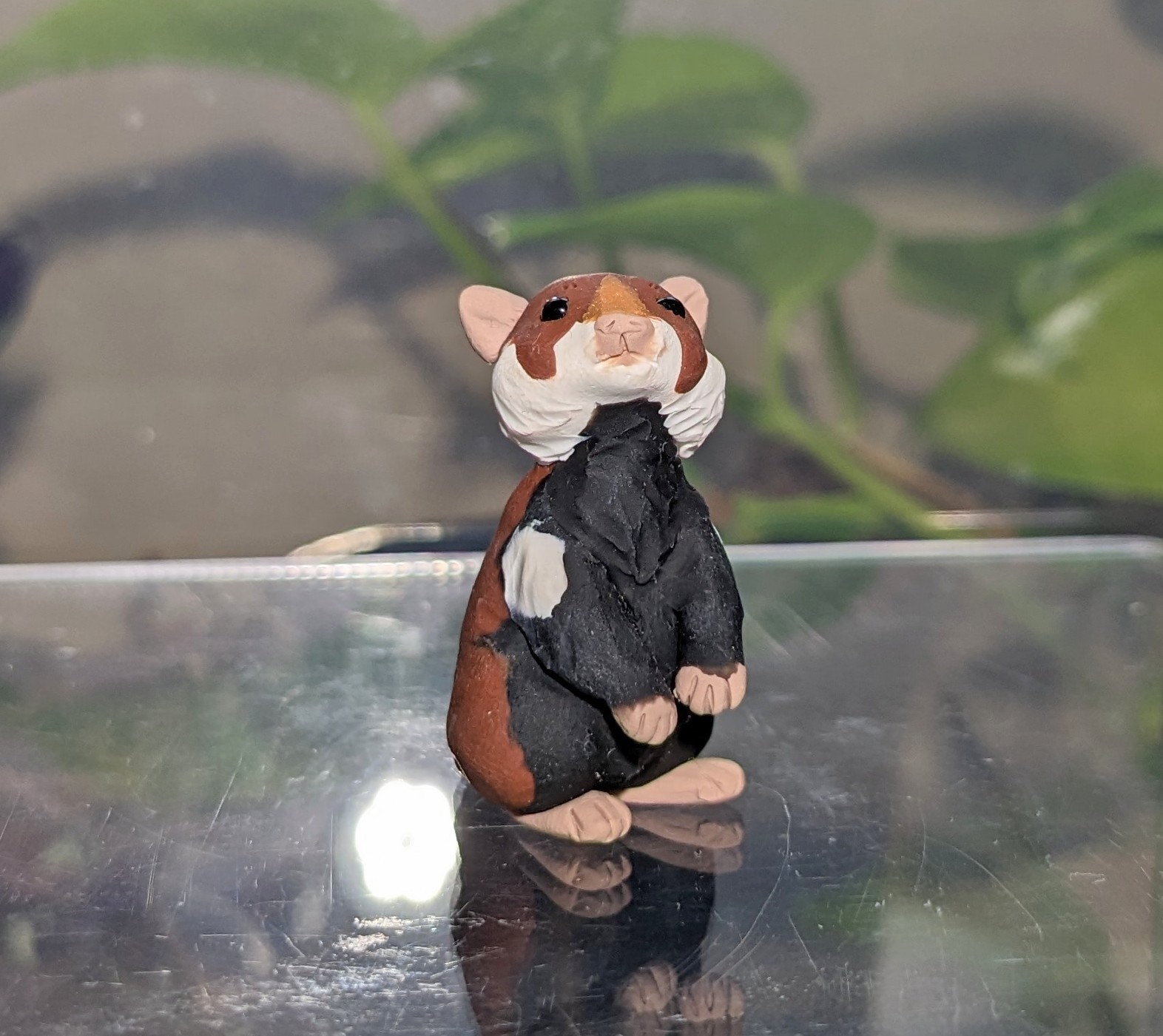 OOAK Wild Hamster Figurine Polymer Clay Cute Handmade Wildlife Etsy