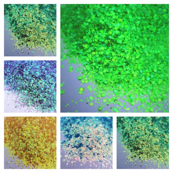 Glitterarty Nails nail / Body / Resin / Craft Glitter Iridescent Mega Mix Nail  Glitter for Nail Art 5g Bag 