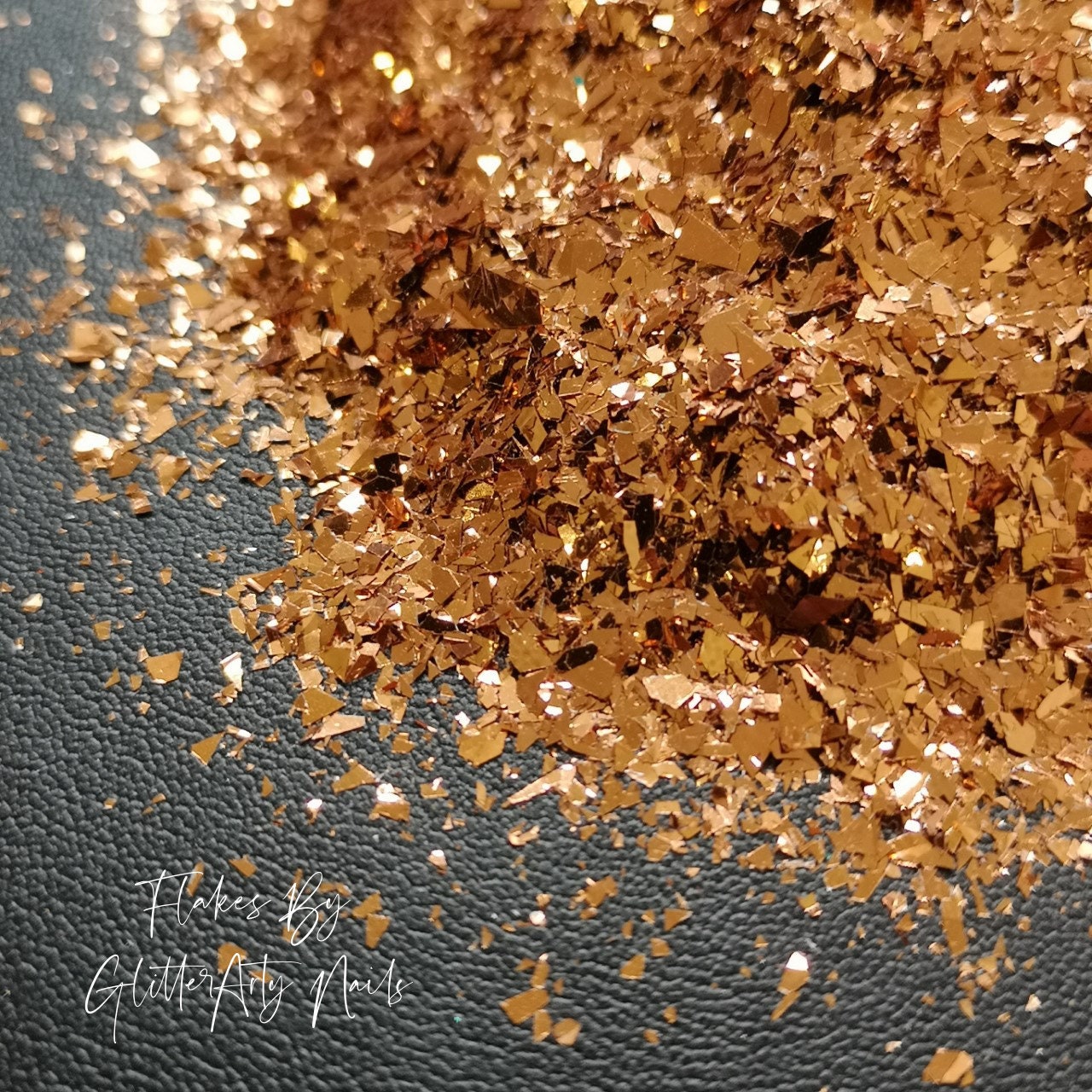 Copper Biodegradable Glitter - Nail Art