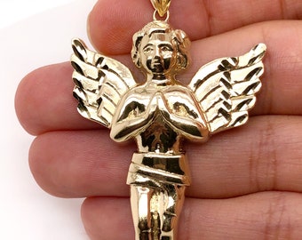 10k Gold Angel - Etsy