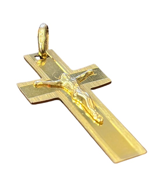 Gold jesus cross Clearance
