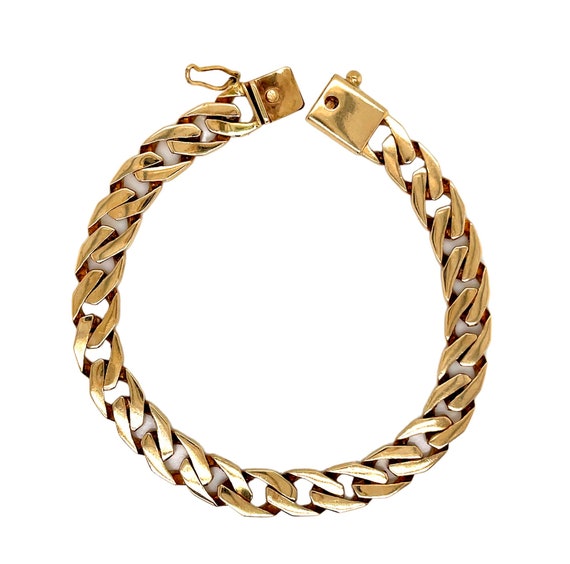 Buy 32.1 Grams 18k Solid Yellow Gold Mens Miami Cuban Curb Link