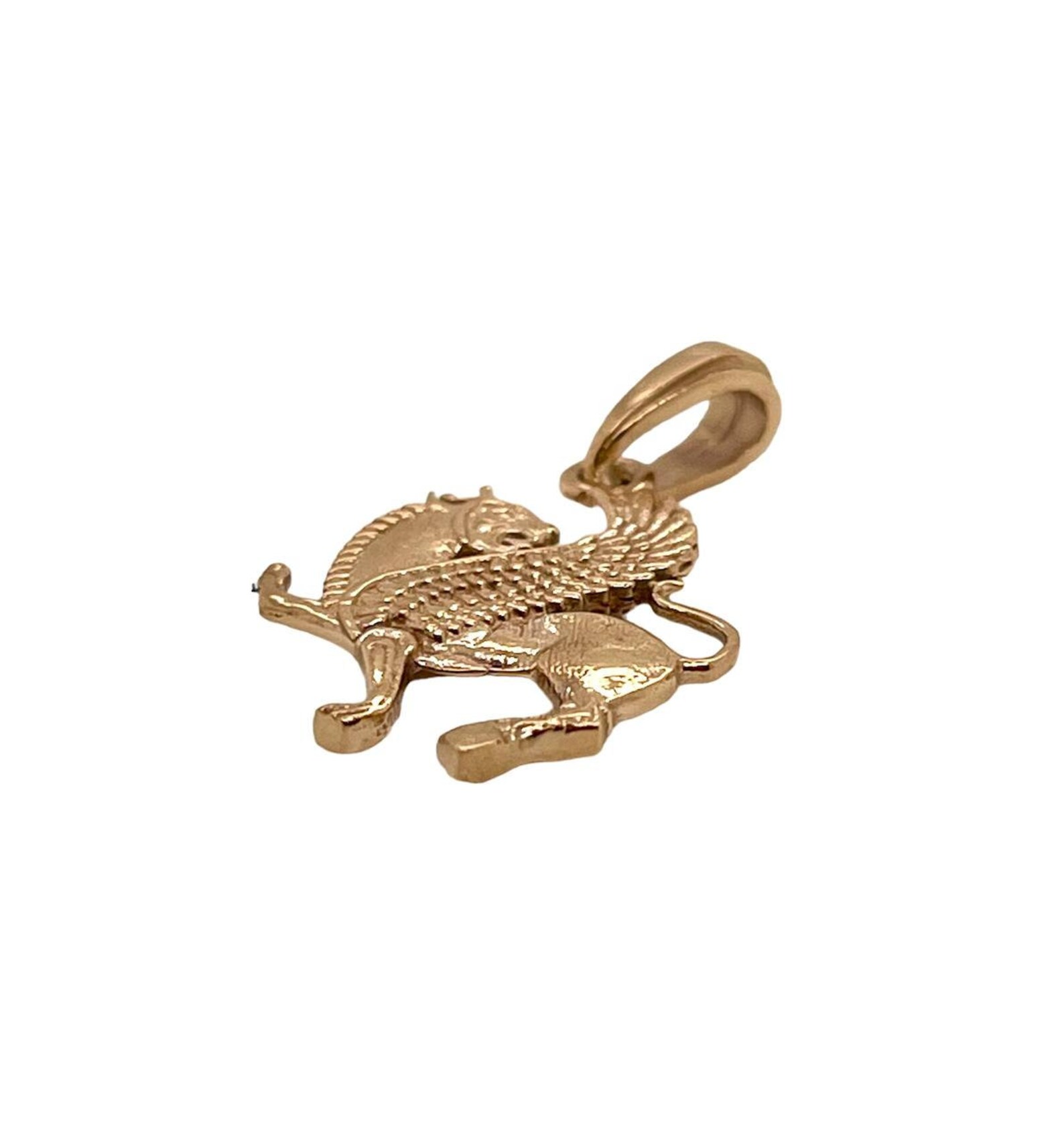 Shirdal 18k Solid Yellow Gold Shirdal Persian Griffin Dragon Persepolis ...