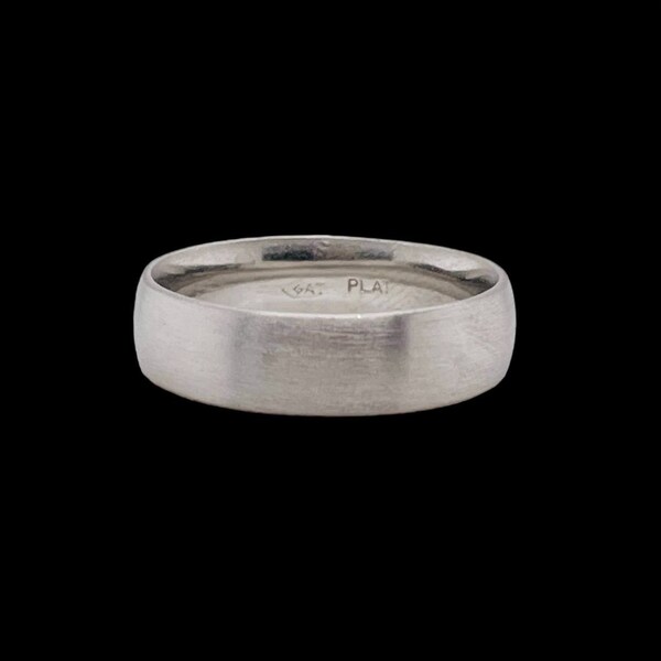 Mens Platinum Rings Etsy