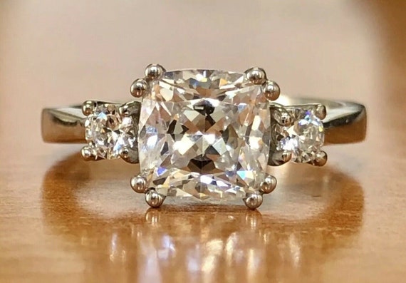 10k white gold cubic sale zirconia wedding rings