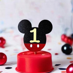 Any Number Custom Mickey Mouse, Cake Topper, 1st Birthday