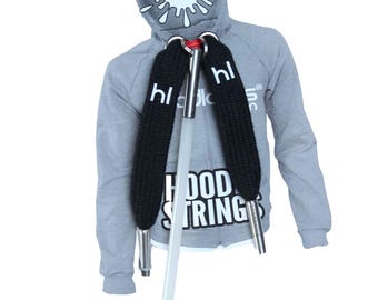Hoodie String Replacement Kit: Vibrant Polyester Drawstrings with Threading Tool