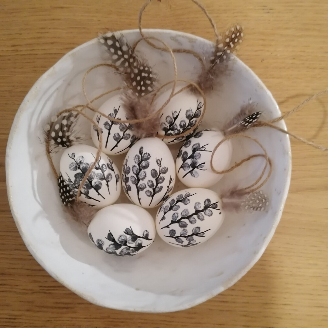 Easter Egg Handpainted Chicken Egg Handpainted Easter Etsy