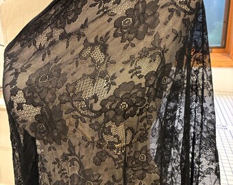 Black Allover Lace super wide 54"