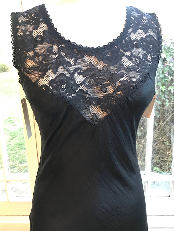Silk Tango  Bias Cut Dress #129 in black silk in … - image 2
