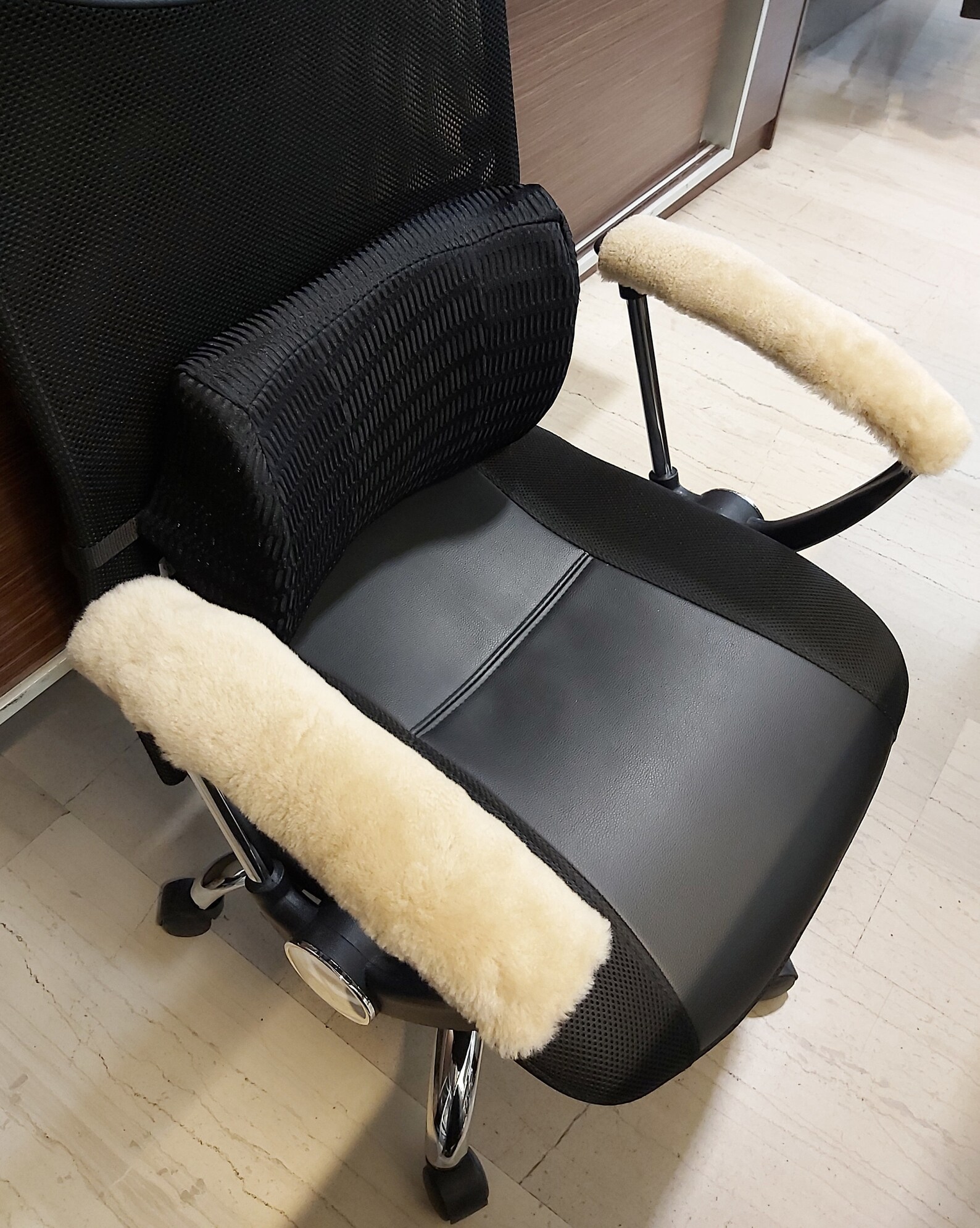 REAL SHEEPSKIN ARMREST Cover a Pair of Merinos Soft and Thick Etsy