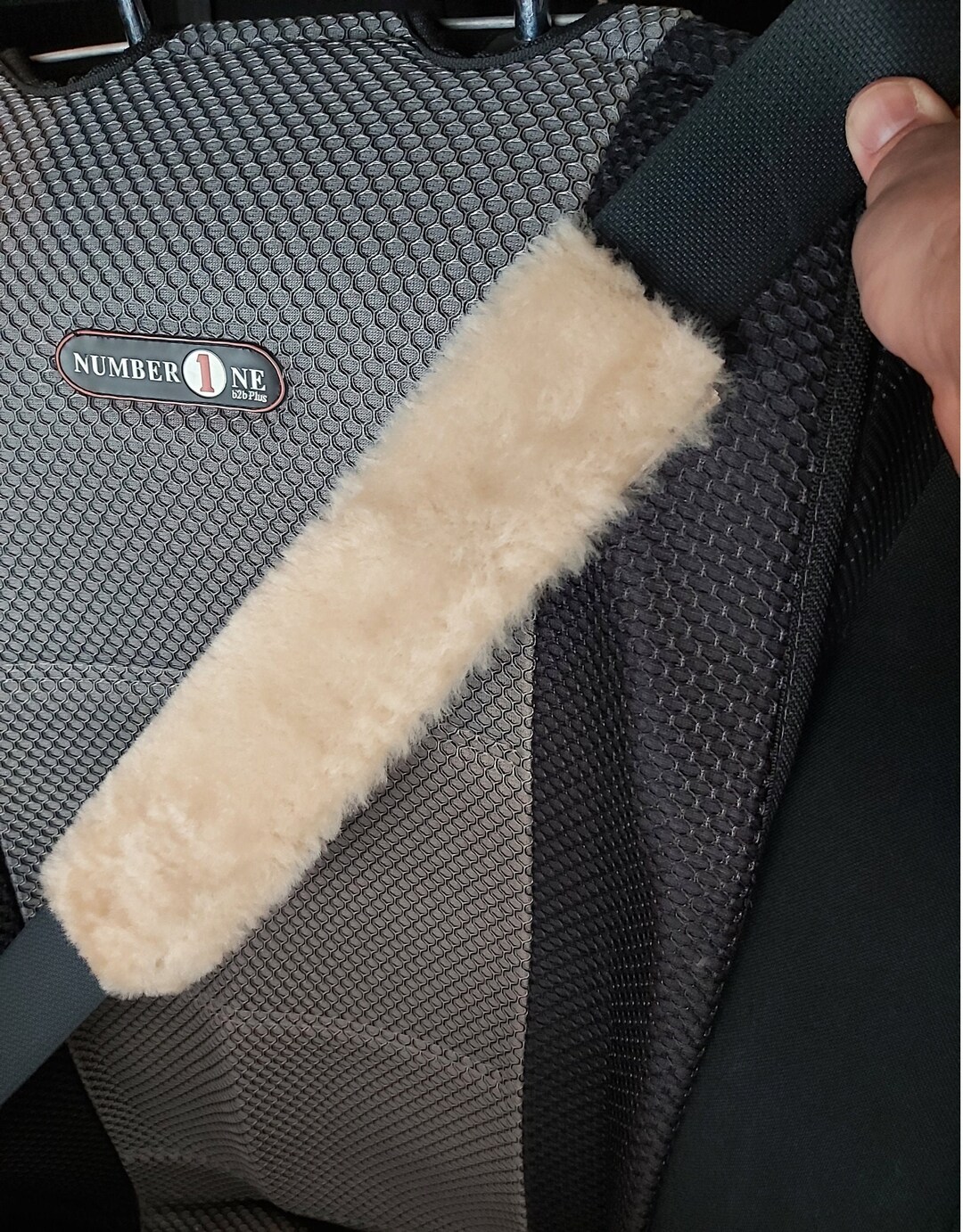 Genuine SHEEPSKIN Seat Belt Cover Etsy