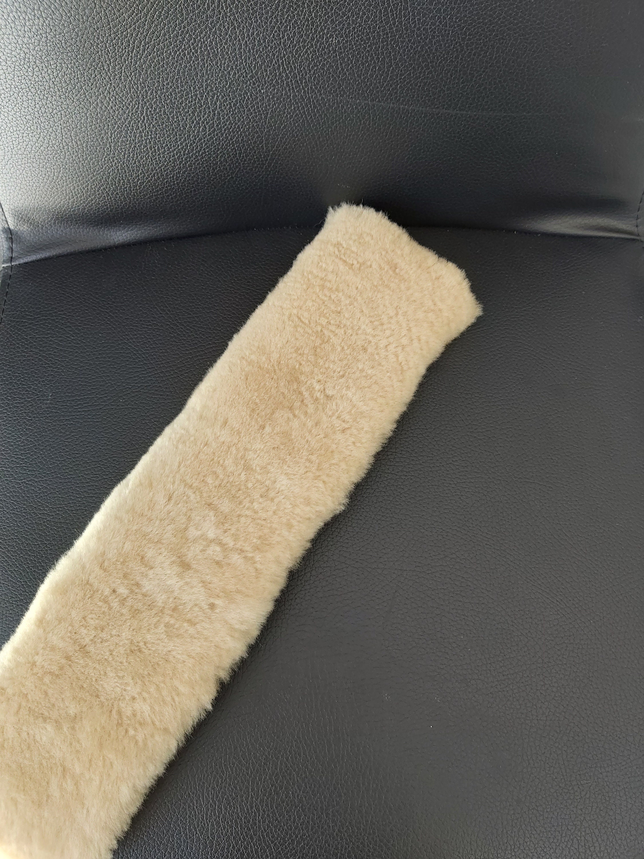 REAL SHEEPSKIN ARMREST Cover a Pair of Merinos Soft and Thick Etsy