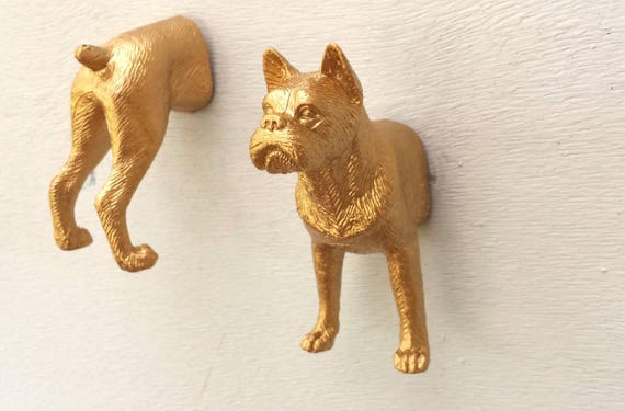 2 Animal Wall Hooks Decorative Wall Hooks Dogs Coat Hook Etsy