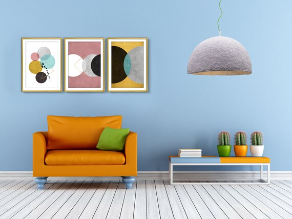 Papier mache pendant Pendant lighting Paper mache lamp Dining room lighting ceiling lighting Industrial lighting pendant Lampshade