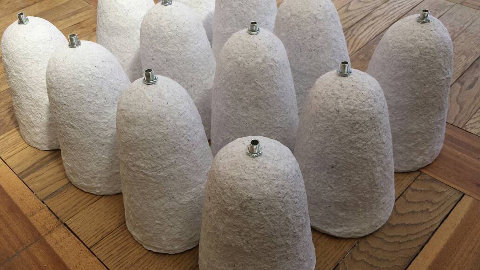 4 Design Hanging Lamp Papier Mache Lamps Design Paper Lamp Etsy